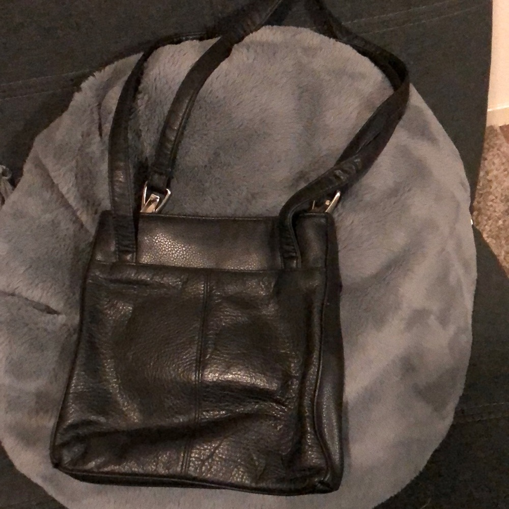 Black hush puppies purse